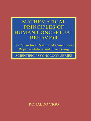 cover image of Mathematical Principles of Human Conceptual Behavior